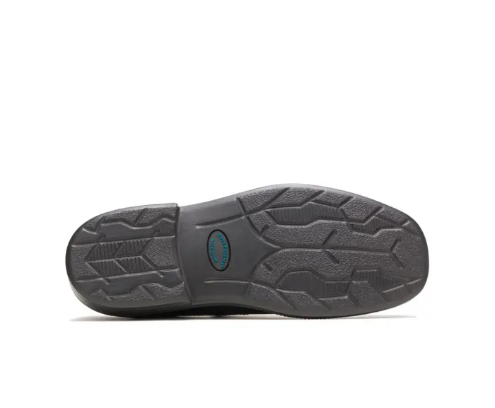 Hush Puppies SlipOns Men Leverage Black Leather Hush Puppies SlipOns Men Leverage Black Leather