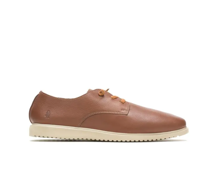 Hush Puppies Sneakers Men Everyday Lace Up Cognac Leather