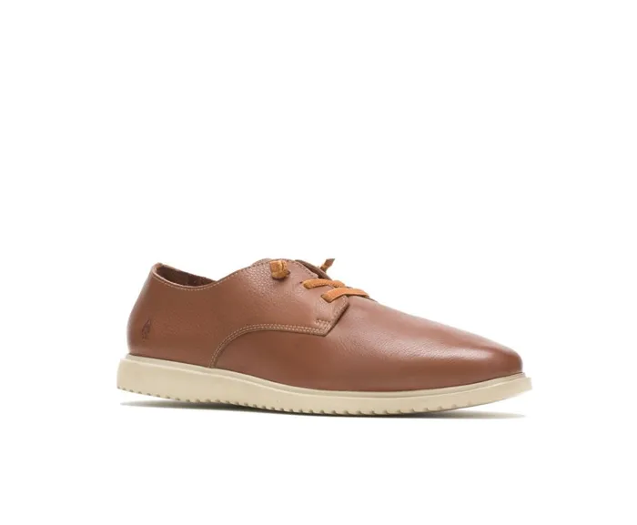 Hush Puppies Sneakers Men Everyday Lace Up Cognac Leather