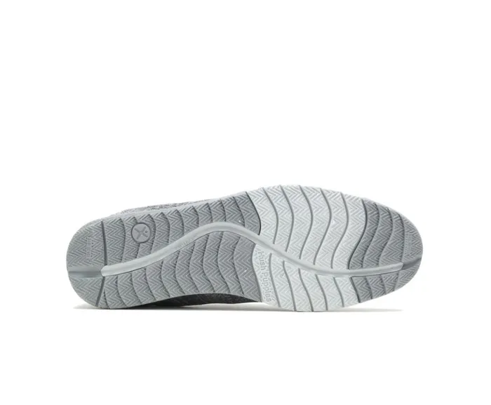 Hush Puppies Sneakers Men Expert Knit Plain Toe Oxford Grey Textile