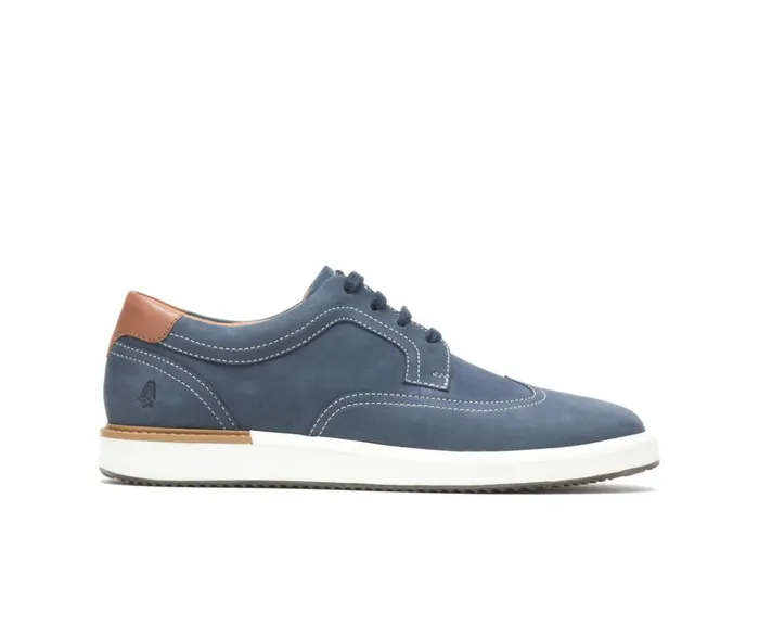 Hush Puppies Sneakers Men Heath Wingtip Oxford Navy Nubuck