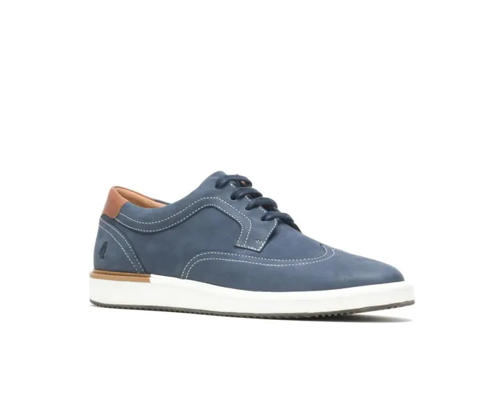 Hush Puppies Sneakers Men Heath Wingtip Oxford Navy Nubuck