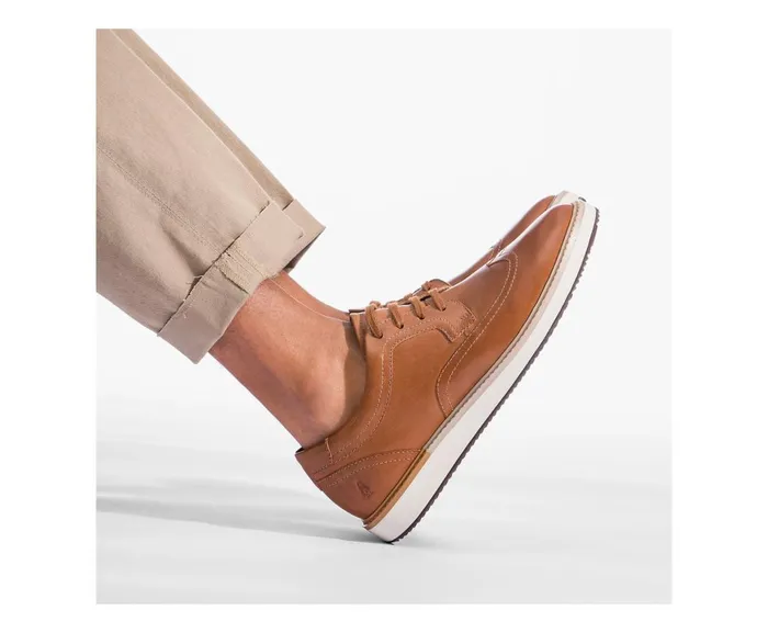 Hush Puppies Sneakers Men Heath Wingtip Oxford Navy Nubuck