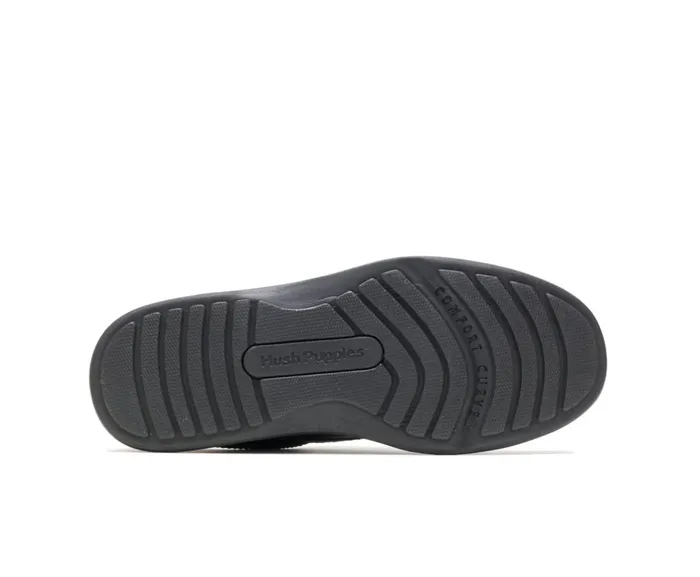 Hush Puppies Walking Shoes Men Glen Black Leather Hush Puppies Walking Shoes Men Glen Black Leather