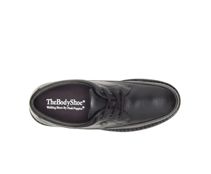 Hush Puppies Walking Shoes Men Mall Walker Black Leather Hush Puppies Walking Shoes Men Mall Walker Black Leather
