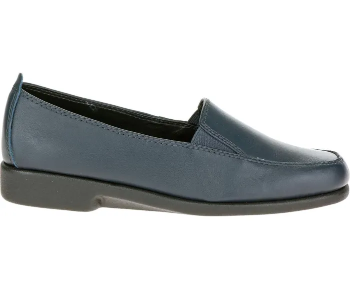 Hush Puppies Walking Shoes Women Heaven Navy Leather