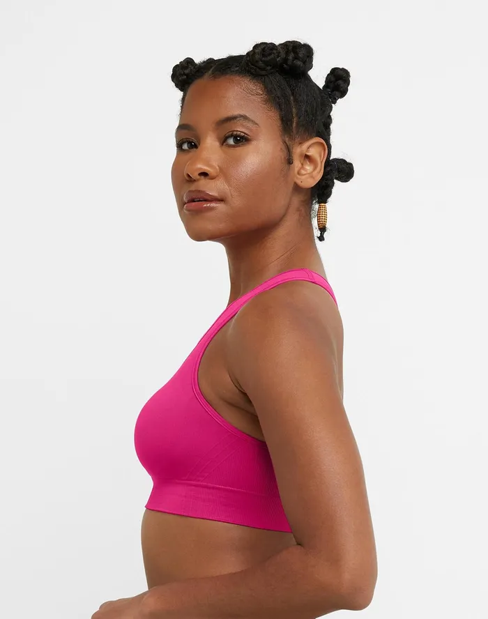 Infinity Racerback Bra C Logo Fantastic Fuchsia Women Champion Sports Bras and Bralettes