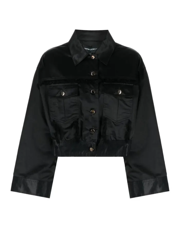 Jackets and Coats Women Cynthia Rowley Freya Satin Jacket