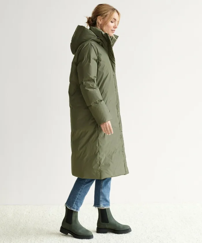 Jackets Women Jenni Kayne Long Puffer Jacket Sage