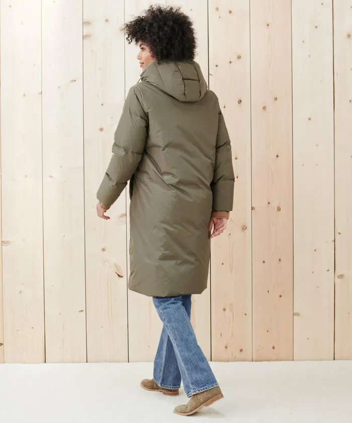 Jackets Women Jenni Kayne Long Puffer Jacket Sage