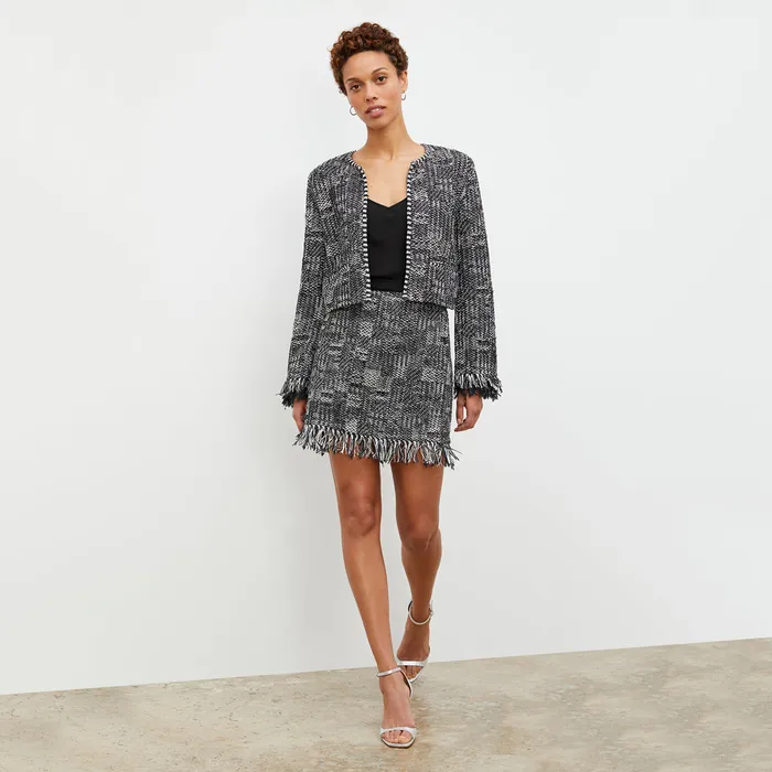 Jackets Women M M LaFleur The Lilia Jacket 8211 Interweave BlackWhite