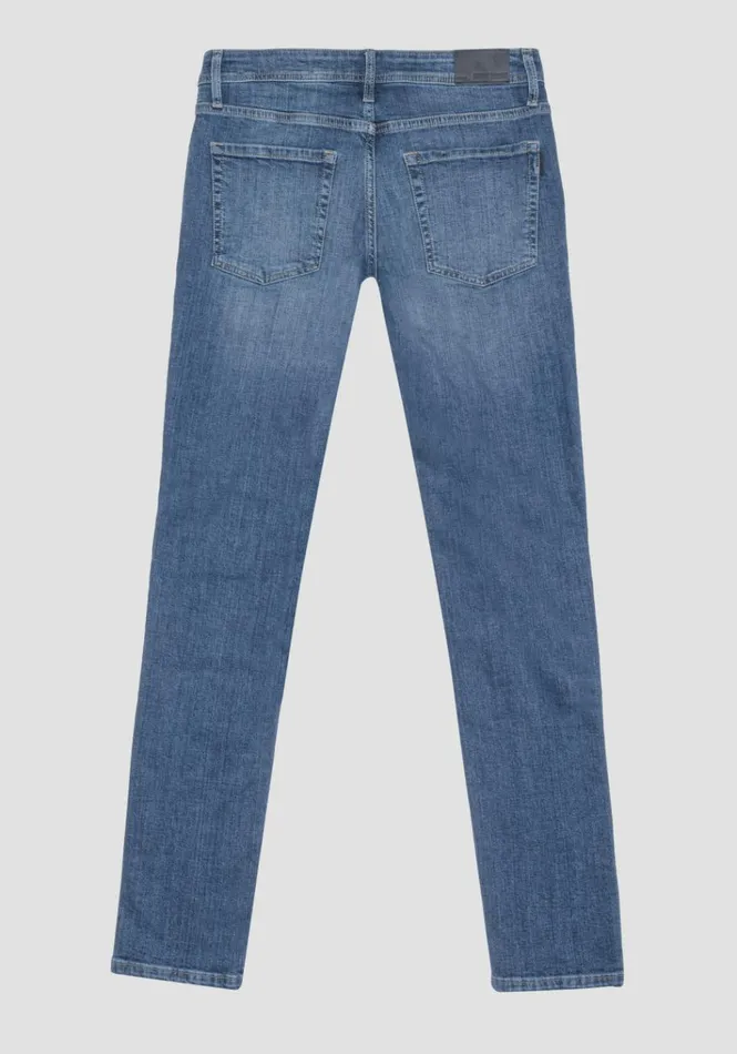 Jeans Men Antony Morato Ozzy Tapered Fit Iconic Jeans In Stretch Denim Light Blue Jeans Men Antony Morato Ozzy Tapered Fit Iconic Jeans In Stretch Denim Light Blue