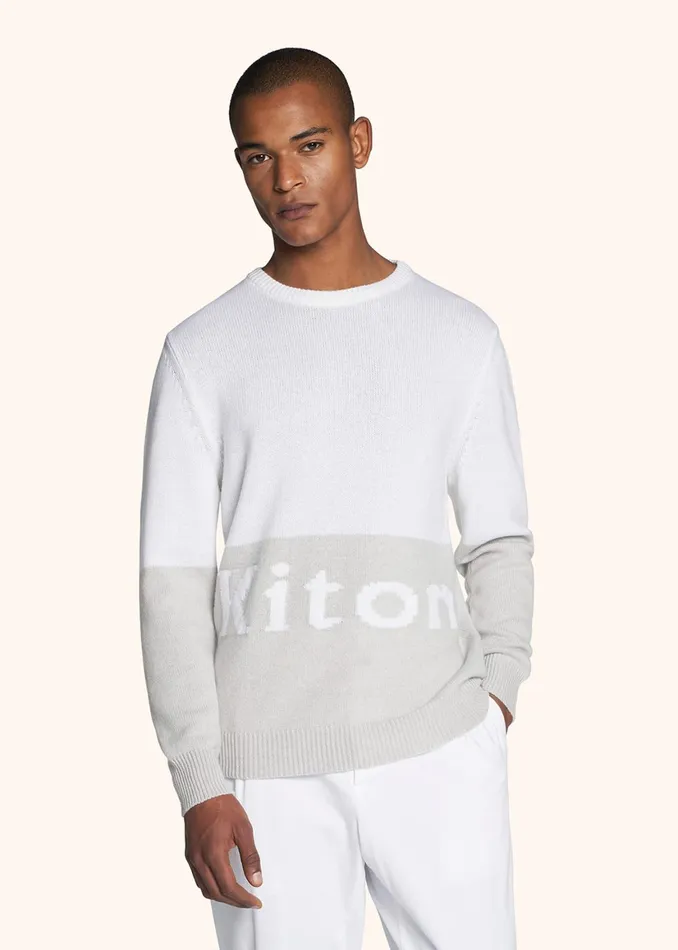 JERSEY ROUNDNECK Cashmere Men Kiton Knitwear JERSEY ROUNDNECK Cashmere Men Kiton Knitwear