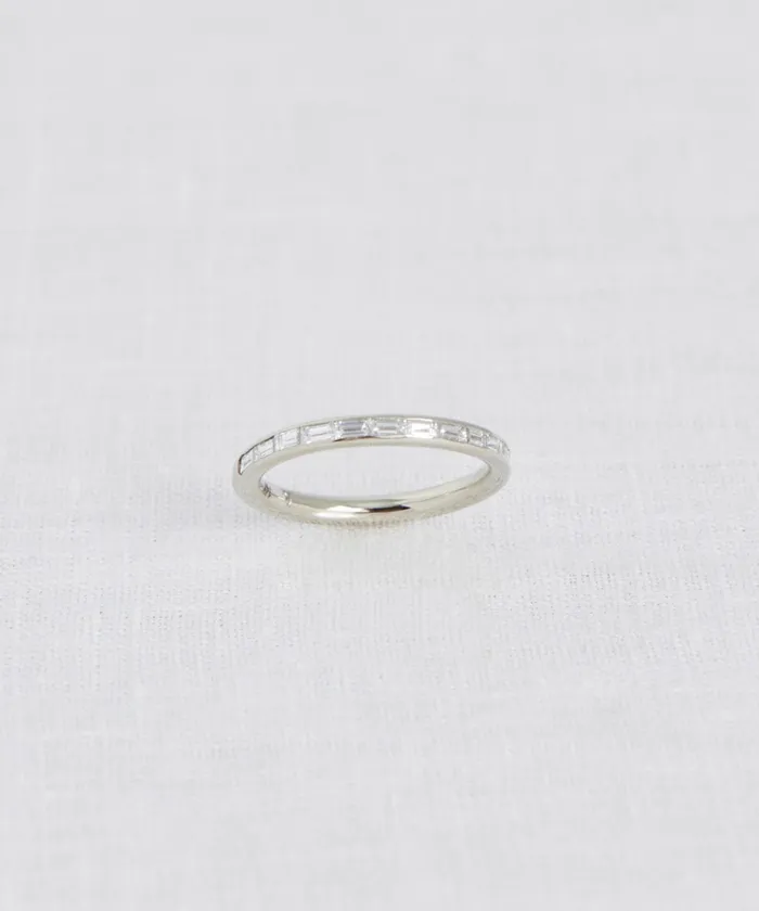Jewelry Women Jenni Kayne June Baguette Band Diamondwhite Gold