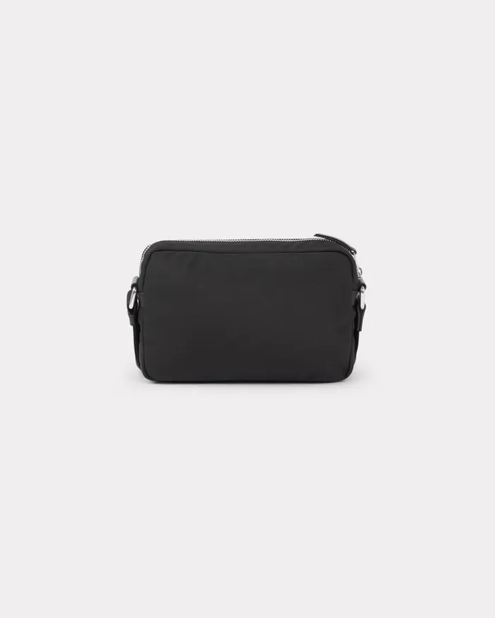Kenzo Bags MenWomen Varsity039 Embroidered Handbag Black