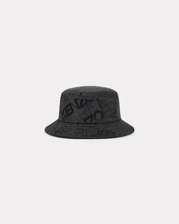 Kenzo Caps And Hats MenWomen GRAM039 Bucket Hat Black