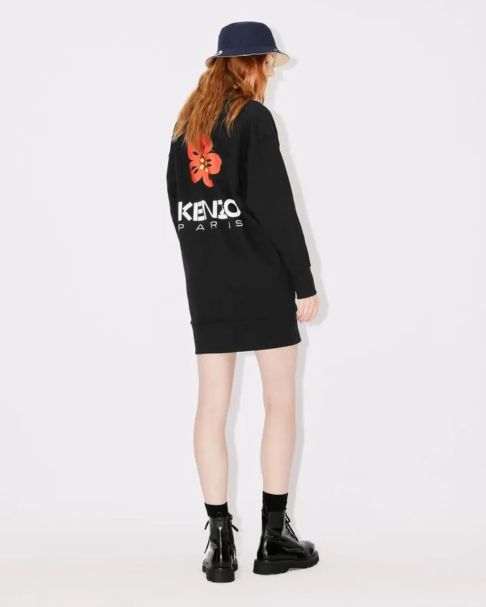 Kenzo Dresses And Skirts Women 039Boke Flower039 Embroidered Cardigan Dress Black