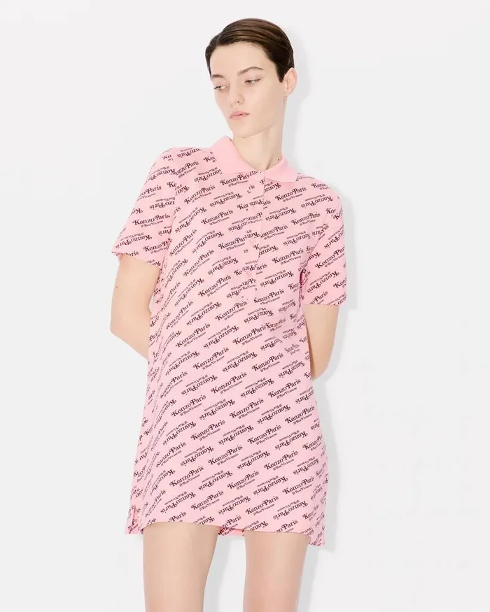 Kenzo Dresses And Skirts Women By Verdy039 Mini Polo Dress Faded Pink