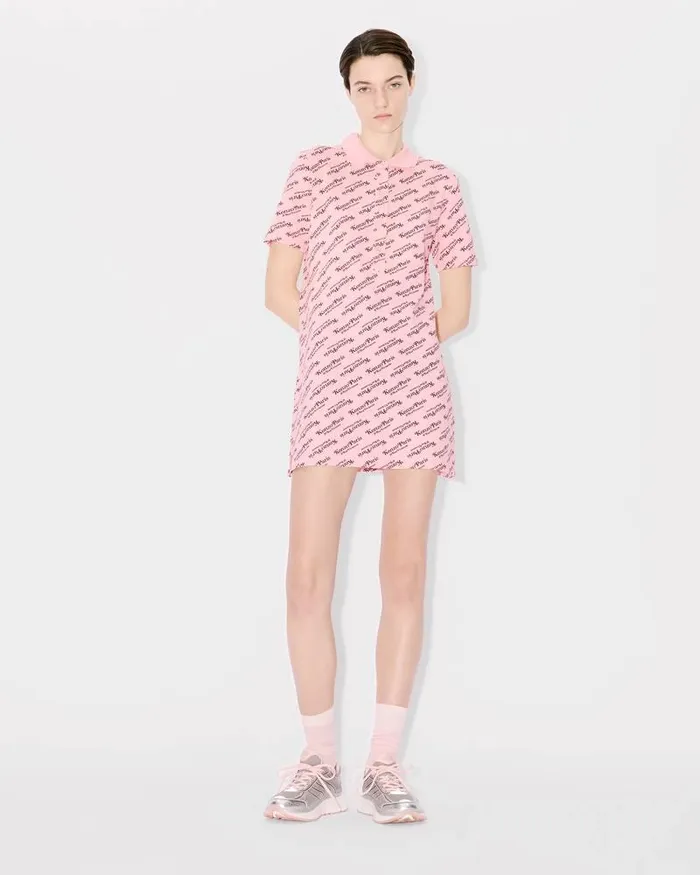 Kenzo Dresses And Skirts Women By Verdy039 Mini Polo Dress Faded Pink