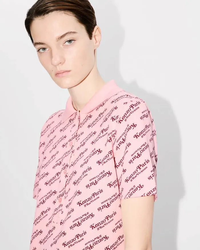 Kenzo Dresses And Skirts Women By Verdy039 Mini Polo Dress Faded Pink