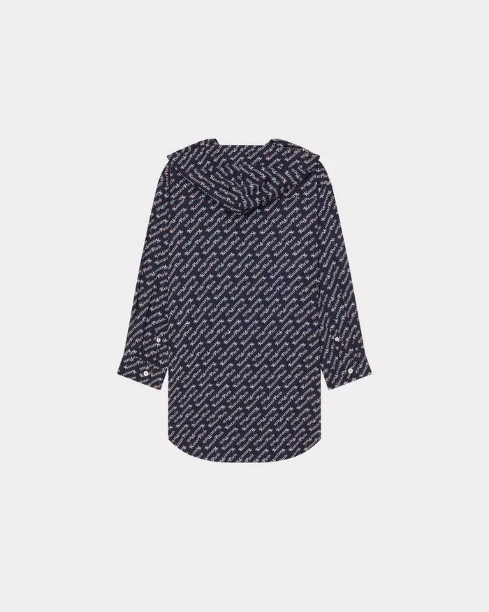 Kenzo Dresses And Skirts Women By Verdy Shirt Dress Midnight Blue