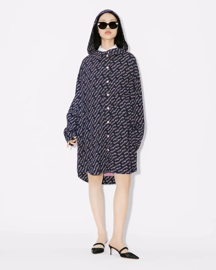 Kenzo Dresses And Skirts Women By Verdy Shirt Dress Midnight Blue