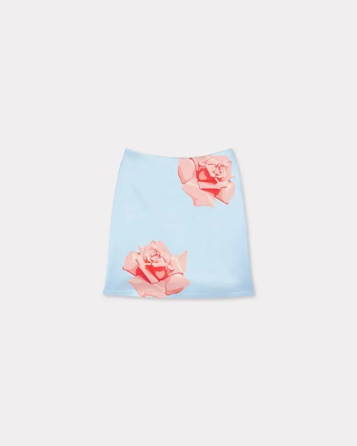 Kenzo Dresses And Skirts Women Rose039 Short Skirt Light Blue