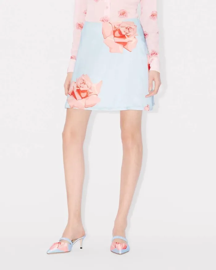 Kenzo Dresses And Skirts Women Rose039 Short Skirt Light Blue