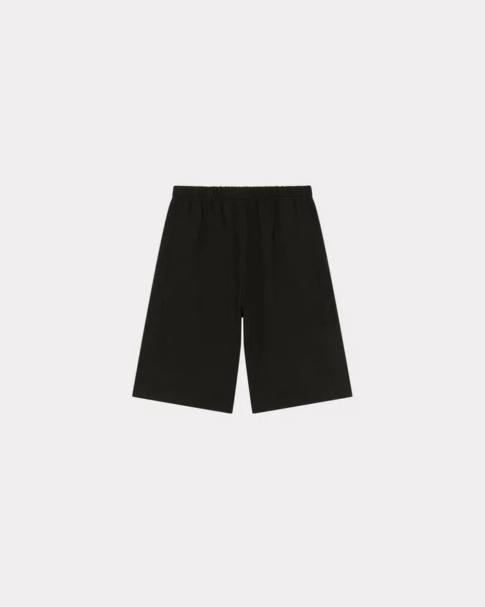Kenzo Pants And Shorts Men 039Boke Flower039 Embroidered Shorts Black