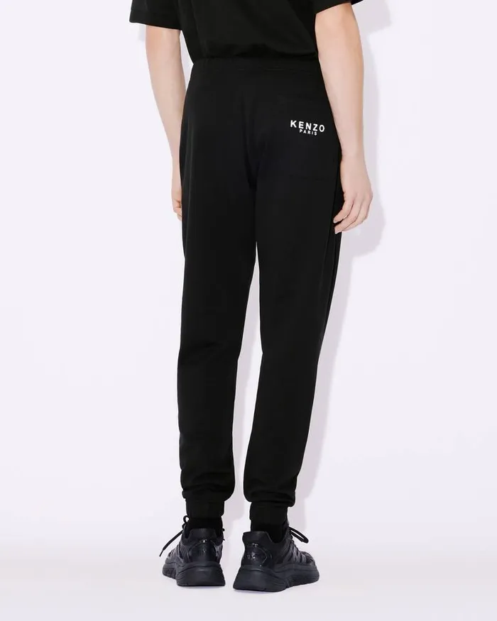 Kenzo Pants And Shorts Men 039Year Of The Dragon039 Classic Embroidered Jogging Trousers Black