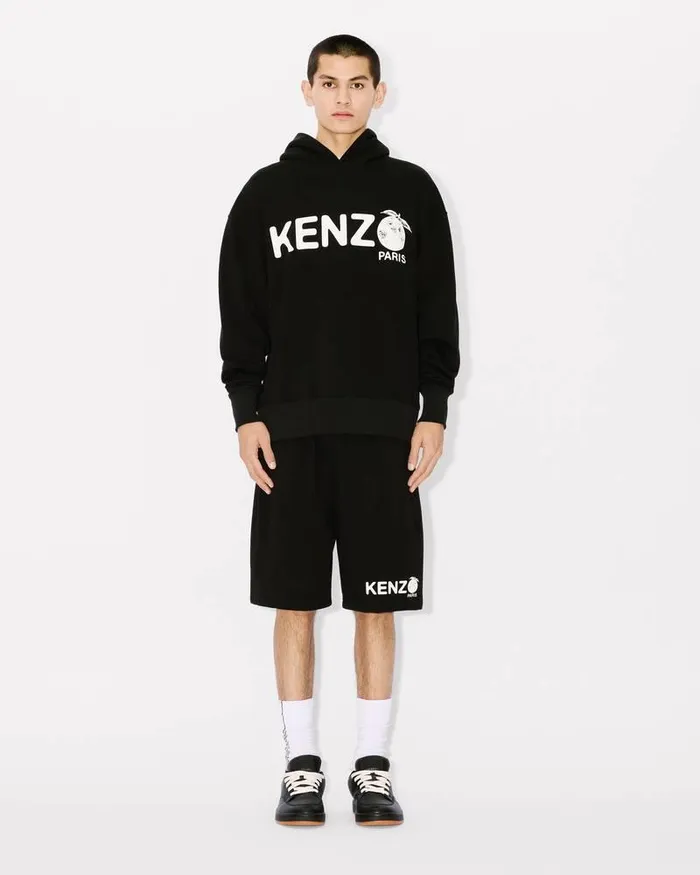 Kenzo Pants And Shorts Men Orange039 Classic Short Black