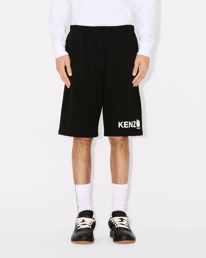 Kenzo Pants And Shorts Men Orange039 Classic Short Black