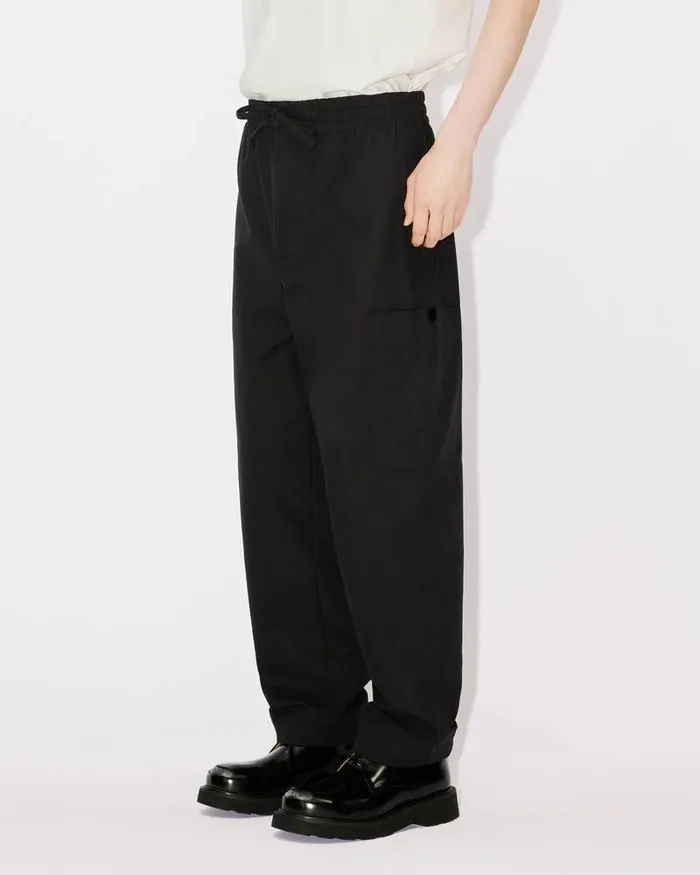 Kenzo Pants And Shorts Men Paris039 Cargo Jogging Trousers Black