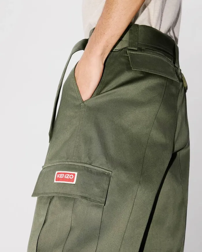 Kenzo Pants And Shorts MenWomen ARMY Genderless Pant Dark Khaki