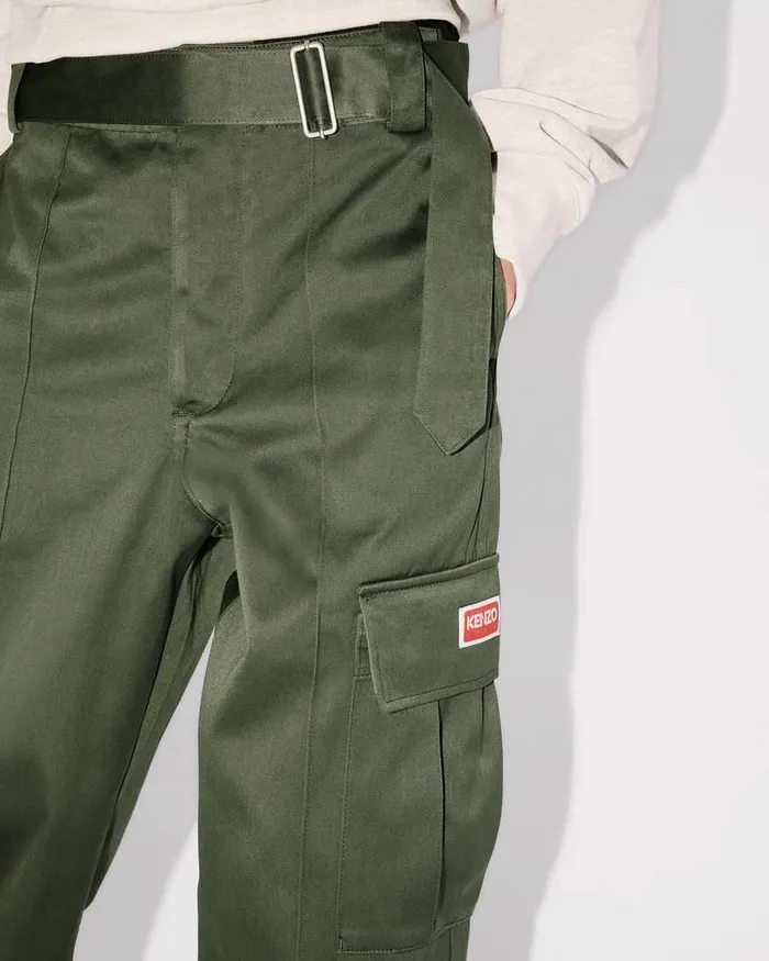 Kenzo Pants And Shorts MenWomen ARMY Genderless Pant Dark Khaki