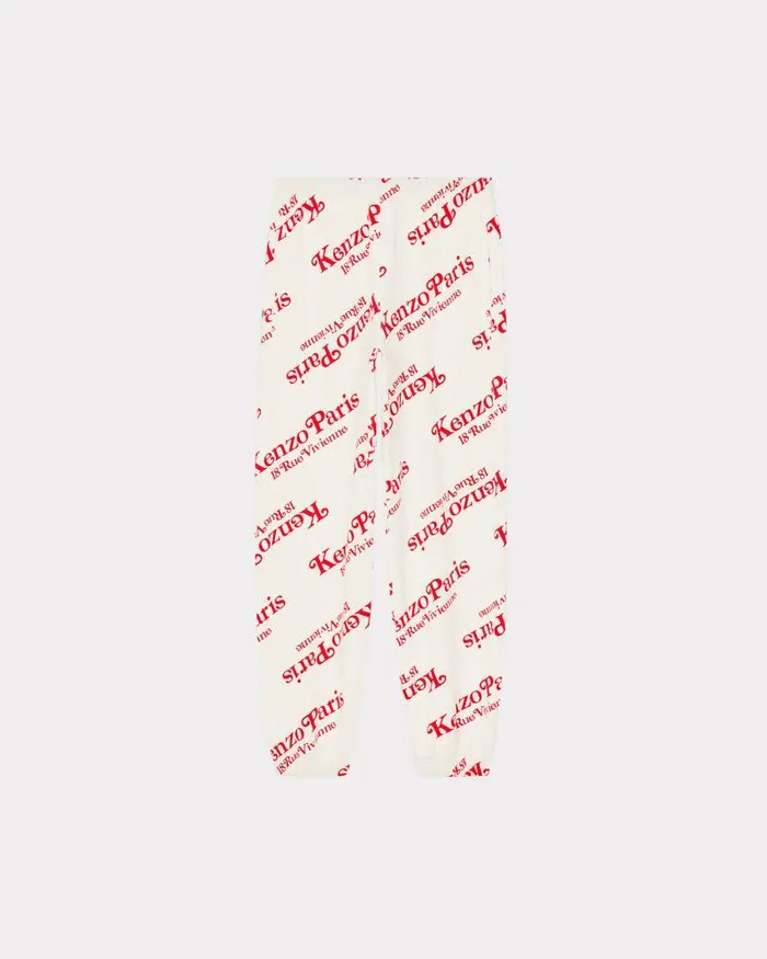 Kenzo Pants And Shorts MenWomen By Verdy039 Genderless Jogging Trousers Off White