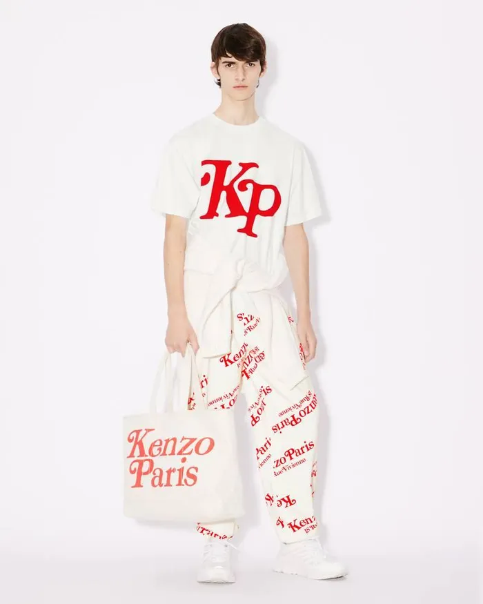 Kenzo Pants And Shorts MenWomen By Verdy039 Genderless Jogging Trousers Off White