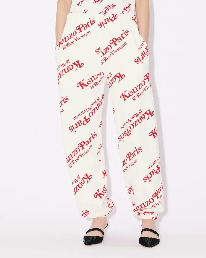 Kenzo Pants And Shorts MenWomen By Verdy039 Genderless Jogging Trousers Off White