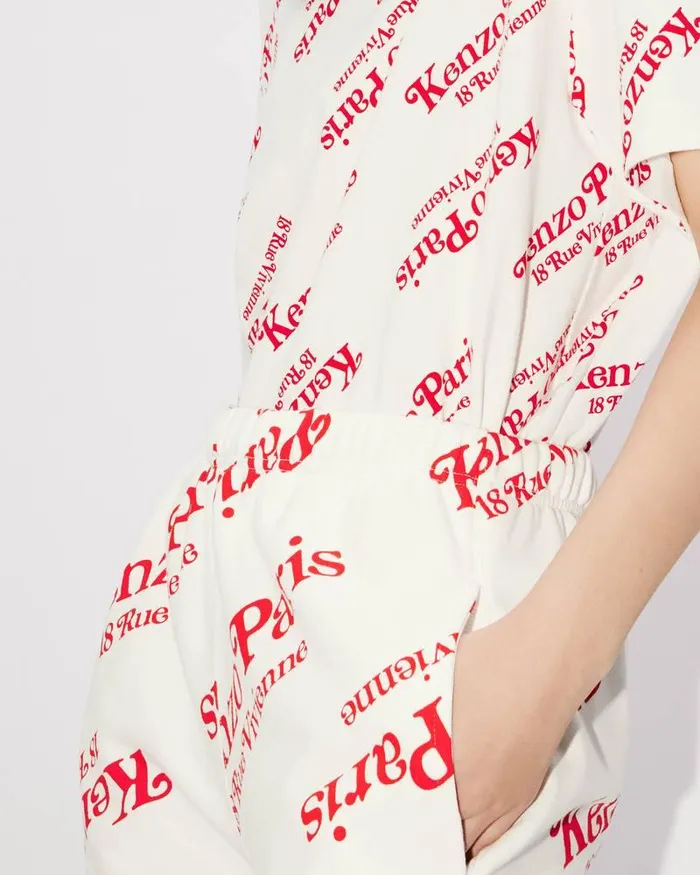 Kenzo Pants And Shorts MenWomen By Verdy039 Genderless Jogging Trousers Off White
