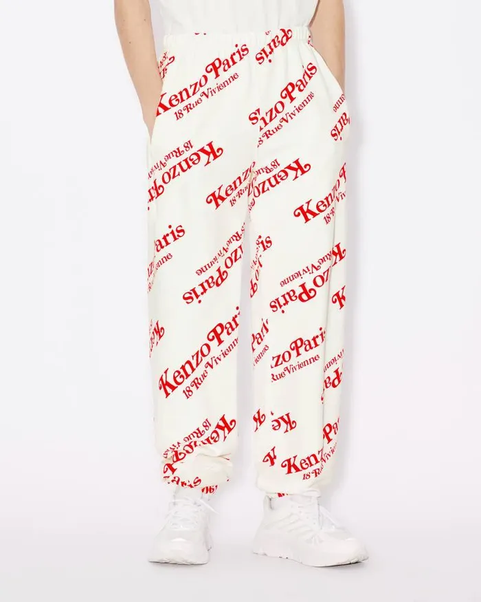 Kenzo Pants And Shorts MenWomen By Verdy039 Genderless Jogging Trousers Off White