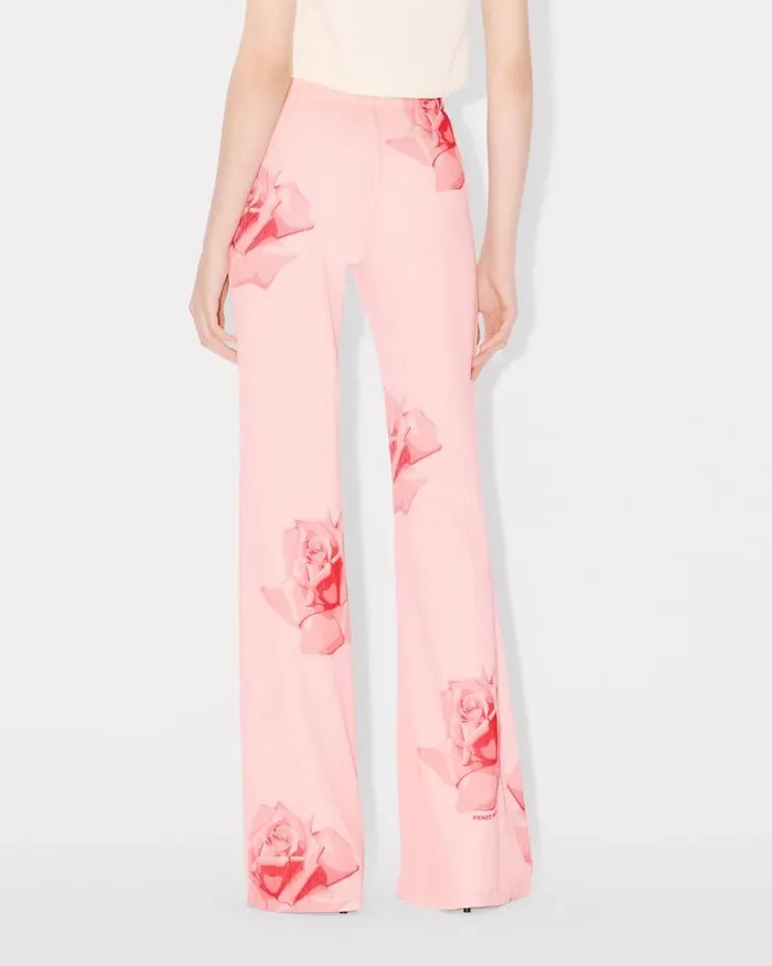 Kenzo Pants And Shorts Women Rose039 Pleated Pants Faded Pink