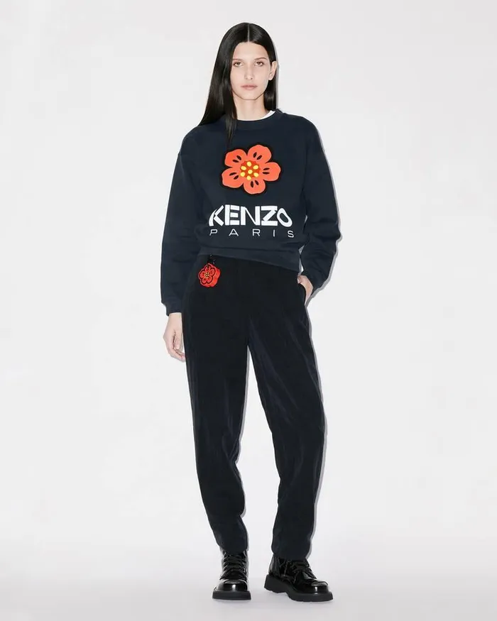 Kenzo Pants And Shorts Women Tailored Elasticated Trousers Black