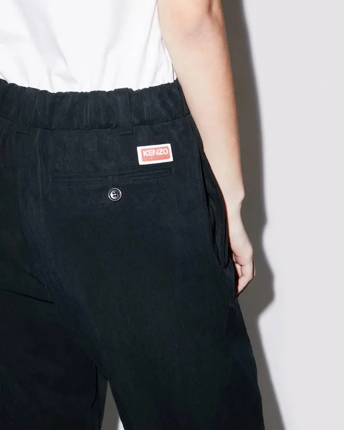 Kenzo Pants And Shorts Women Tailored Elasticated Trousers Black