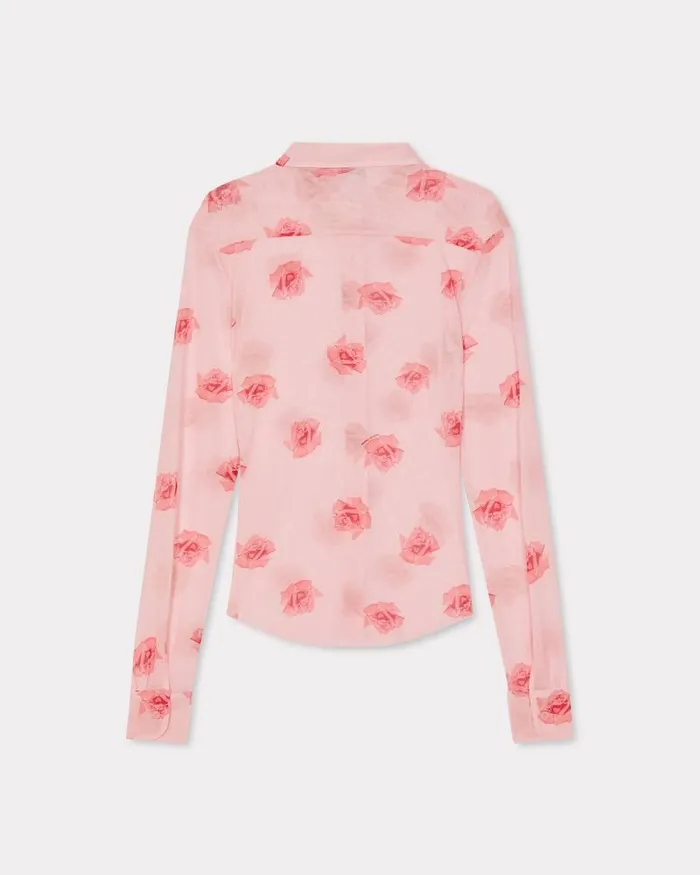 Kenzo Shirts And Tops Women Rose039 Fitted Shirt Faded Pink