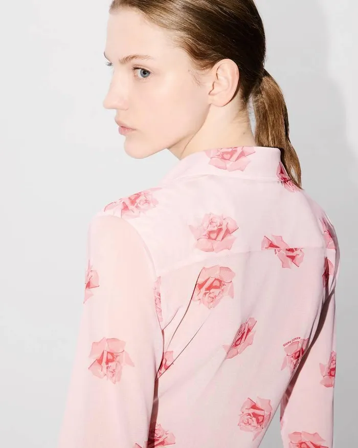 Kenzo Shirts And Tops Women Rose039 Fitted Shirt Faded Pink