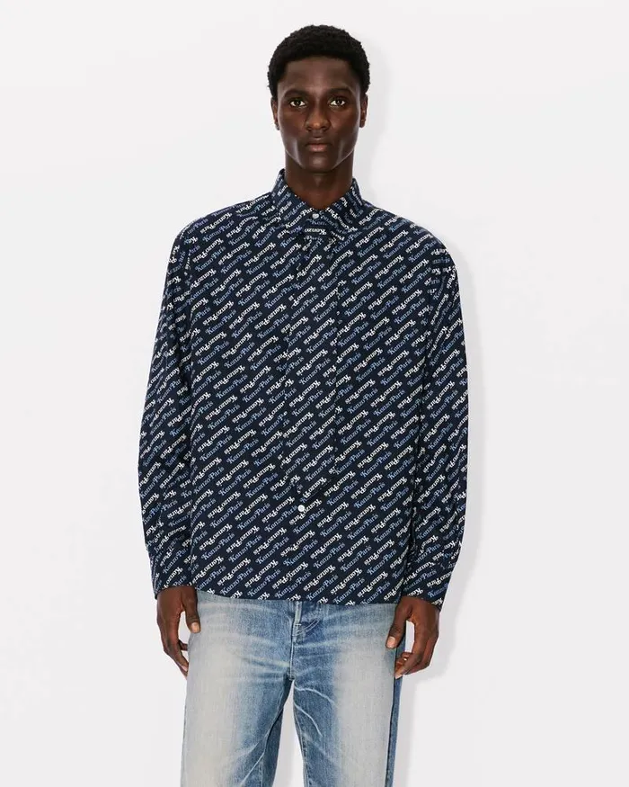 Kenzo Shirts Men By Verdy039 Shirt Midnight Blue
