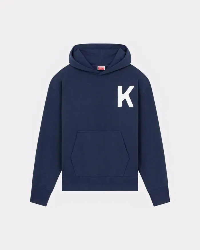 Kenzo Sweatshirts And Hoodies MenWomen Lucky Tiger039 Genderless Embroidered Oversized Hoodie Midnight Blue Kenzo Sweatshirts And Hoodies MenWomen Lucky Tiger039 Genderless Embroidered Oversized Hoodie Midnight Blue