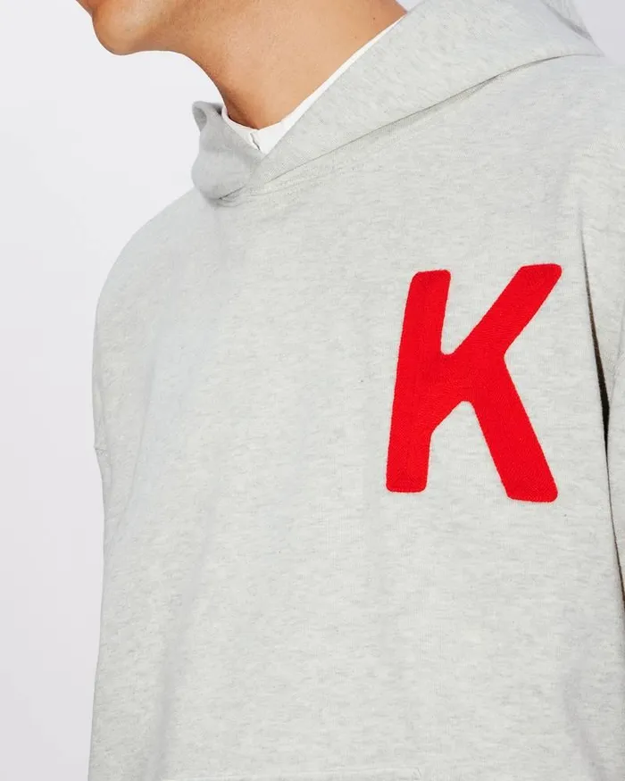 Kenzo Sweatshirts And Hoodies MenWomen Lucky Tiger039 Genderless Embroidered Oversized Hoodie Pale Grey