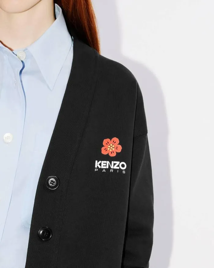 Kenzo Sweatshirts And Hoodies Women 039Boke Flower039 Cardigan Black