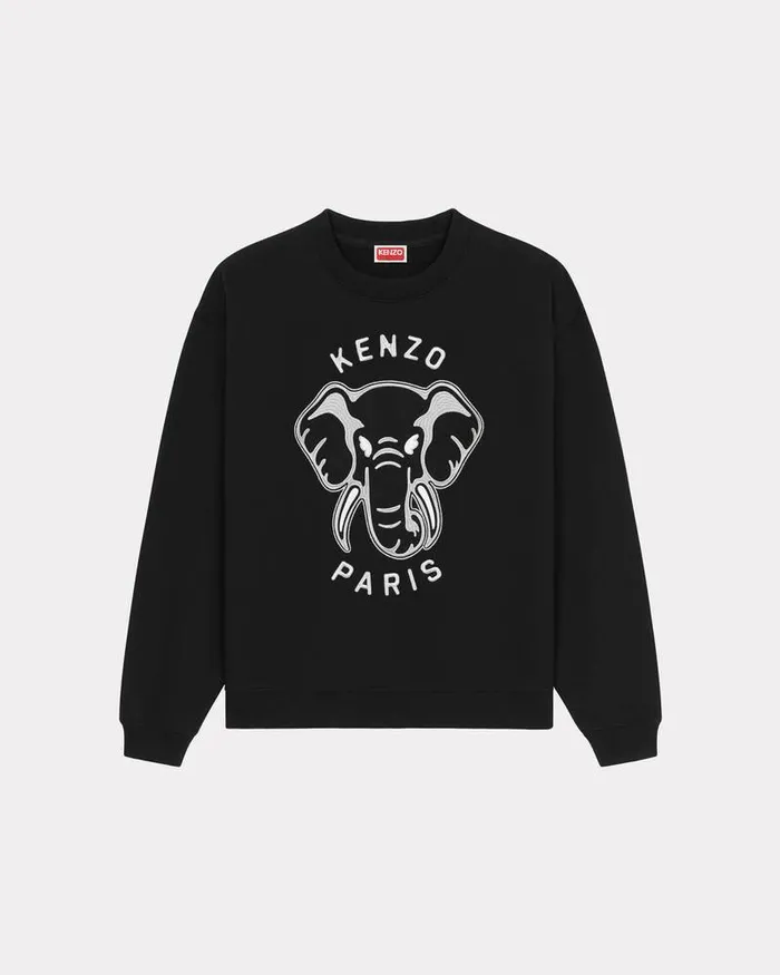 Kenzo Sweatshirts And Hoodies Women 039 Embroidered Sweatshirt Black